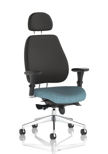 Chiro Plus With Headrest Bespoke Colour Seat Rivet Quench