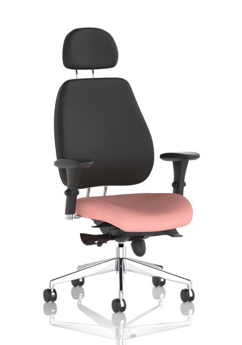 Chiro Plus With Headrest Bespoke Colour Seat Quest Shrimp