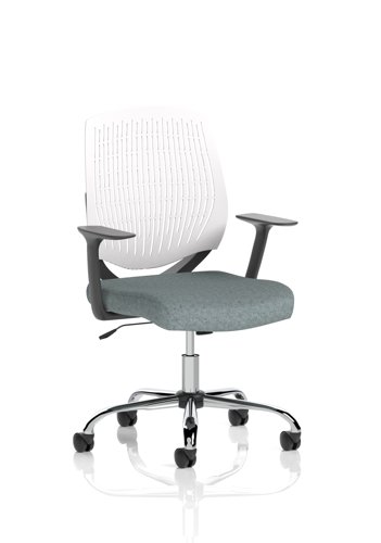 Dura With Arms White Back Bespoke Colour Seat Rivet Tensile