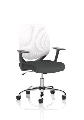 Dura With Arms White Back Bespoke Colour Seat Quest Mussel