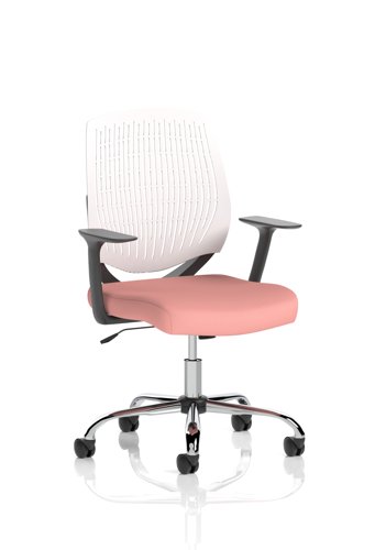 Dura With Arms White Back Bespoke Colour Seat Quest Shrimp