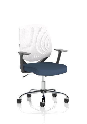 Dura With Arms White Back Bespoke Colour Seat Quest Whelk