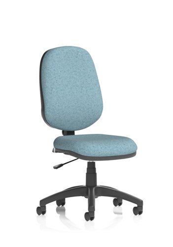 Eclipse Plus I Lever Task Operator Chair Bespoke Colour Back And Seat Rivet Quench