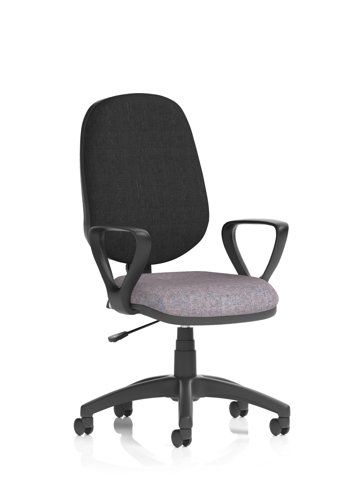 Eclipse Plus I Lever Task Operator Chair With Loop Arms Bespoke Colour Seat Rivet Fuse