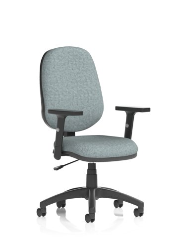 Eclipse Plus I Lever Task Operator Chair With Height Adjustable Arms Bespoke Colour Back And Seat Rivet Tensile