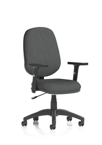 Eclipse Plus I Lever Task Operator Chair With Height Adjustable Arms Bespoke Colour Back And Seat Quest Mussel