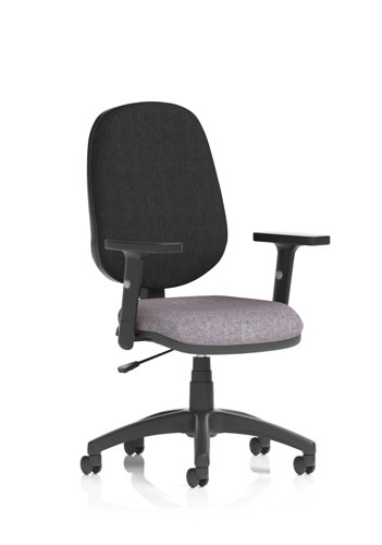 Eclipse Plus I Lever Task Operator Chair With Height Adjustable Arms Bespoke Colour Seat Rivet Fuse