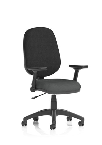 Eclipse Plus I Lever Task Operator Chair With Height Adjustable And Folding Arms Bespoke Colour Seat Quest Mussel