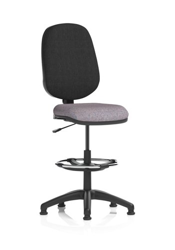 Eclipse Plus I Lever Task Operator Chair With High Rise Draughtsman Kit Bespoke Colour Seat Rivet Fuse