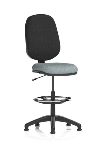 Eclipse Plus I Lever Task Operator Chair With High Rise Draughtsman Kit Bespoke Colour Seat Rivet Tensile