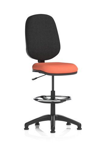 Eclipse Plus I Lever Task Operator Chair With High Rise Draughtsman Kit Bespoke Colour Seat Quest Crab