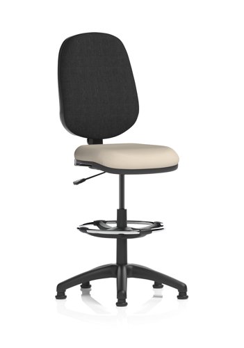 Eclipse Plus I Lever Task Operator Chair With High Rise Draughtsman Kit Bespoke Colour Seat Quest Salt