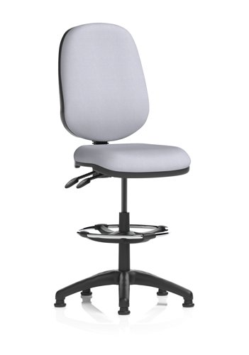 Eclipse Plus II Lever Task Operator Chair With High Rise Draughtsman Kit Bespoke Colour Back And Seat Quest Shell
