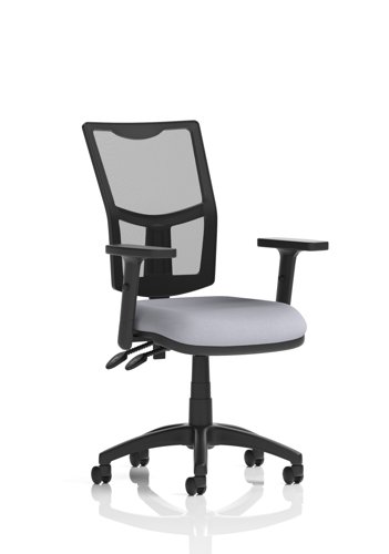 Eclipse Plus II Lever Task Operator Chair Mesh Back With Height Adjustable Arms Bespoke Colour Seat Quest Shell