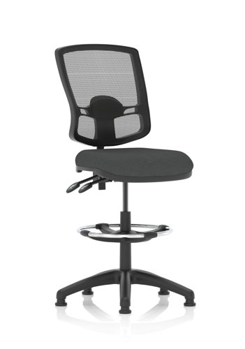 Eclipse Plus II Lever Task Operator Chair Deluxe Mesh Back With High Rise Draughtsman Kit Bespoke Colour Seat Quest Mussel