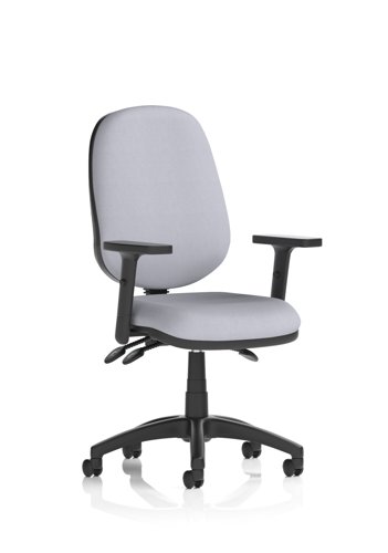 Eclipse Plus III Lever Task Operator Chair With Height Adjustable Arms Bespoke Colour Back And Seat Quest Shell