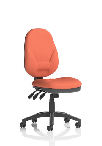 Eclipse Plus XL Lever Task Operator Chair Bespoke Colour Back And Seat Quest Crab