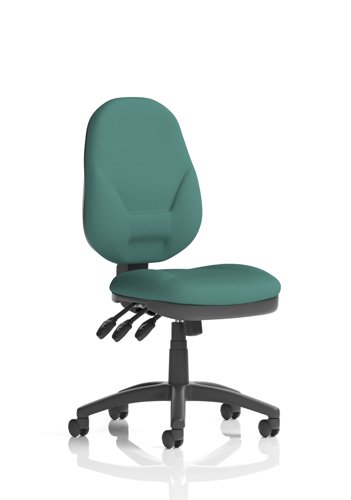 Eclipse Plus XL Lever Task Operator Chair Bespoke Colour Back And Seat Quest Kelp