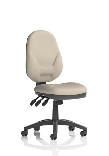 Eclipse Plus XL Lever Task Operator Chair Bespoke Colour Back And Seat Quest Salt