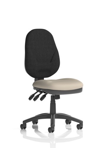Eclipse Plus XL Lever Task Operator Chair Bespoke Colour Seat Quest Salt