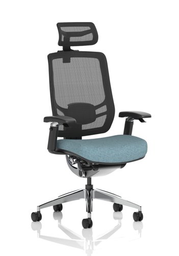 Ergo Click Mesh Back With Headrest Bespoke Colour Seat Rivet Quench