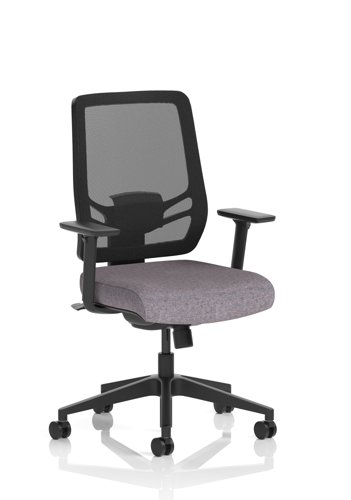 Ergo Twist Mesh Back Ergonomic Task Operator Office Chair With Height Adjustable Arms Bespoke Colour Seat Rivet Fuse