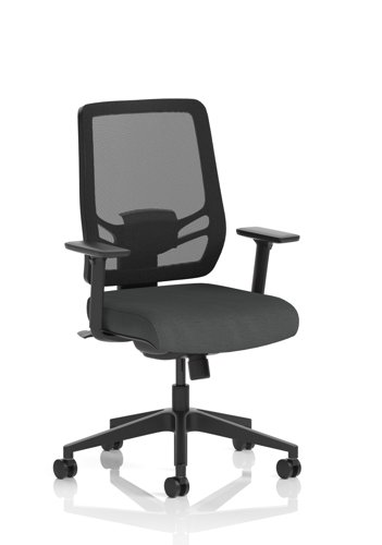 Ergo Twist Mesh Back Ergonomic Task Operator Office Chair With Height Adjustable Arms Bespoke Colour Seat Quest Mussel