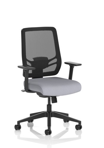 Ergo Twist Mesh Back Ergonomic Task Operator Office Chair With Height Adjustable Arms Bespoke Colour Seat Quest Shell