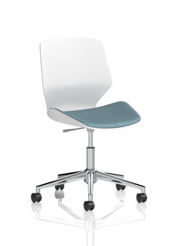 Florence 5 Star Task Operator Chair Bespoke Colour Rivet Quench