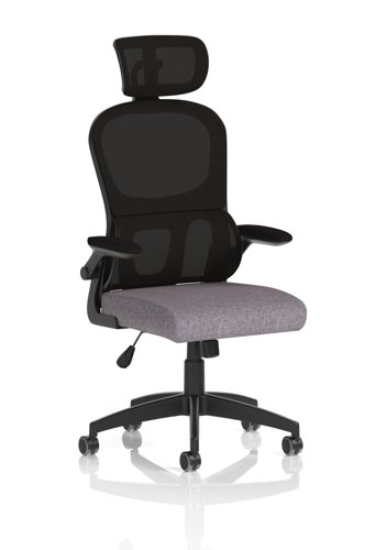 Iris Task Operator Black Mesh Back Bespoke Colour Seat Rivet Fuse