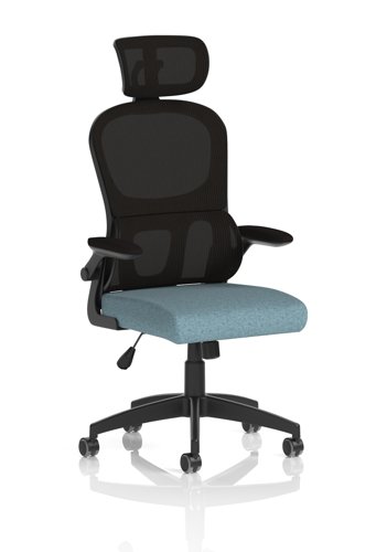 Iris Task Operator Black Mesh Back Bespoke Colour Seat Rivet Quench