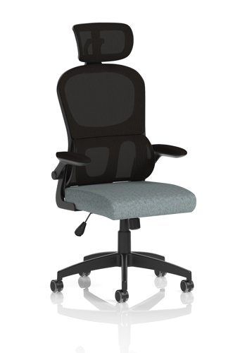 Iris Task Operator Black Mesh Back Bespoke Colour Seat Rivet Tensile