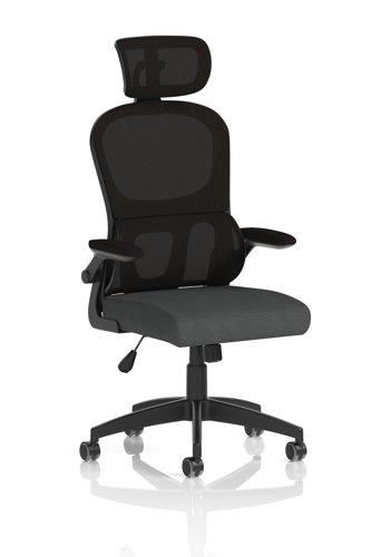 Iris Task Operator Black Mesh Back Bespoke Colour Seat Quest Mussel