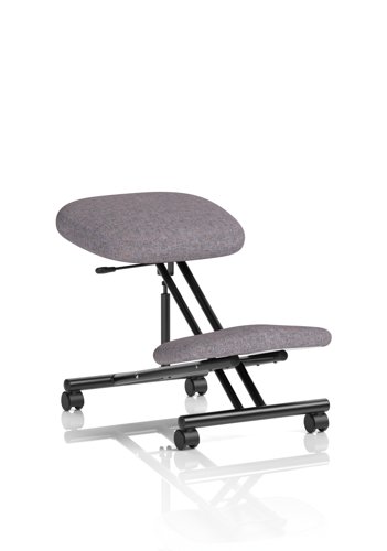 Kneeling Stool Black Frame Bespoke Colour Rivet Fuse