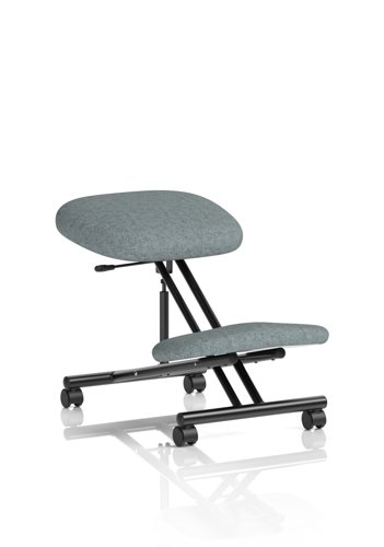 Kneeling Stool Black Frame Bespoke Colour Rivet Tensile