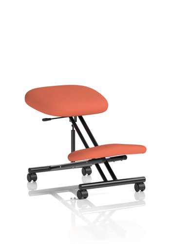 Kneeling Stool Black Frame Bespoke Colour Quest Crab