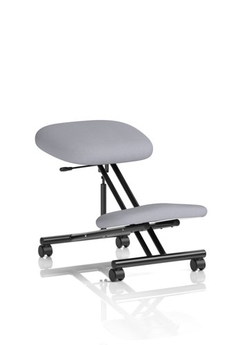 Kneeling Stool Black Frame Bespoke Colour Quest Shell