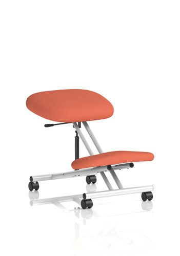 Kneeling Stool Silver Frame Bespoke Colour Quest Crab