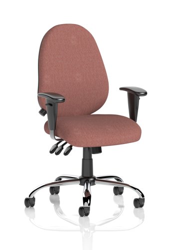 Lisbon Task Operator Chair Bespoke Colour Rivet Forge