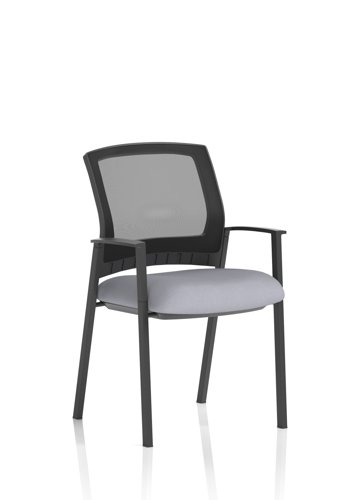 Metro Visitor Chair Mesh Back Bespoke Colour Seat Quest Shell