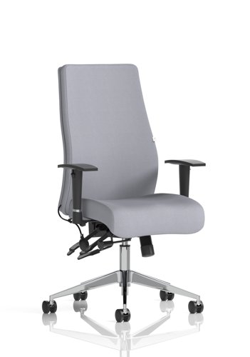Onyx Ergo Posture Chair With Height Adjustable Arms Without Headrest Bespoke Colour Back And Seat Quest Shell
