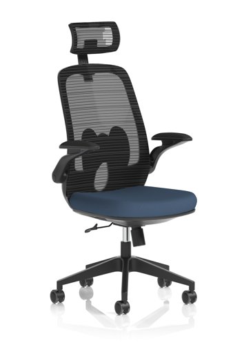 Sigma Executive Mesh Chair With Folding Arms Bespoke Colour Seat Quest Whelk