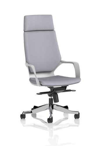 Xenon Executive White Shell High Back With Headrest Bespoke Colour Back And Seat Quest Shell