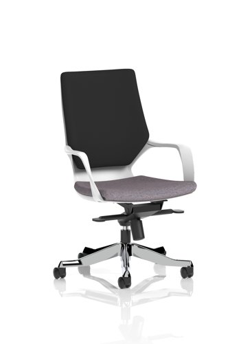 Xenon Executive White Shell Medium Back Bespoke Colour Seat Rivet Fuse