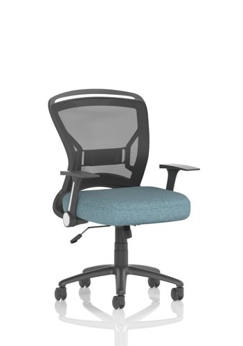Zeus Mesh Back Task Operator Chair Bespoke Colour Seat Rivet Quench