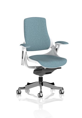 Zure White Shell Bespoke Colour Back And Seat Rivet Quench