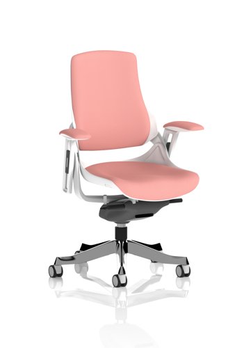 Zure White Shell Bespoke Colour Back And Seat Quest Shrimp