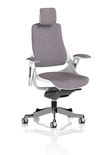 Zure White Shell With Headrest Bespoke Colour Back And Seat Rivet Fuse