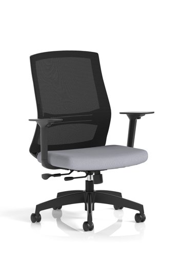Ventra Mesh Back Task Operator Chair With Height Adjustable Arms Bespoke Colour Seat Quest Shell
