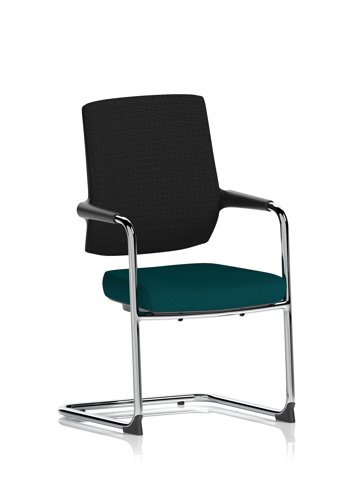 Vero Airmesh Back Cantilever Chair Bespoke Colour Seat Maringa Teal